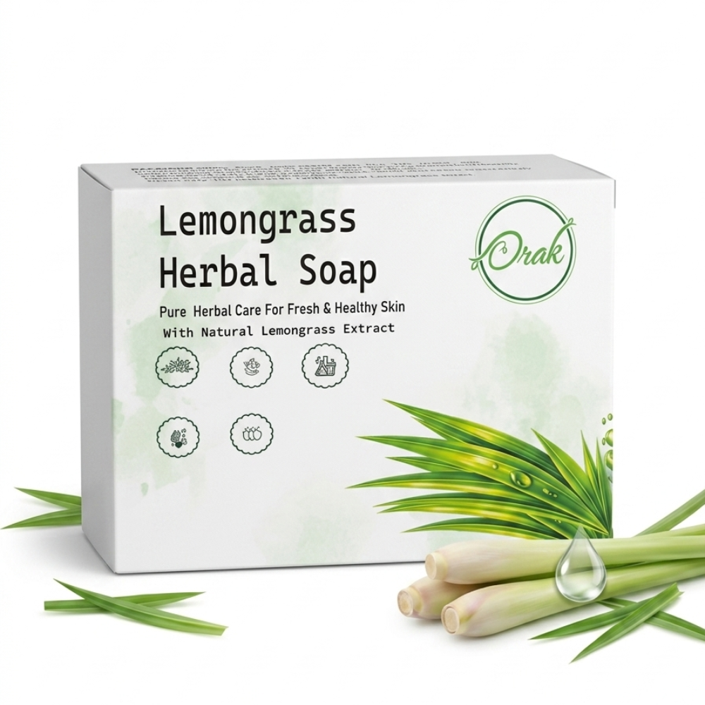 Handmade Lemongrass Herbal Soap