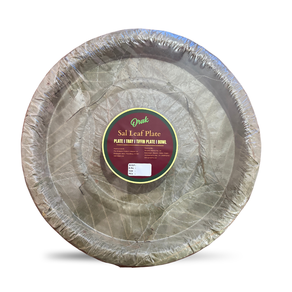Bio Dispossables Sal Leaf Plate 12 Inch