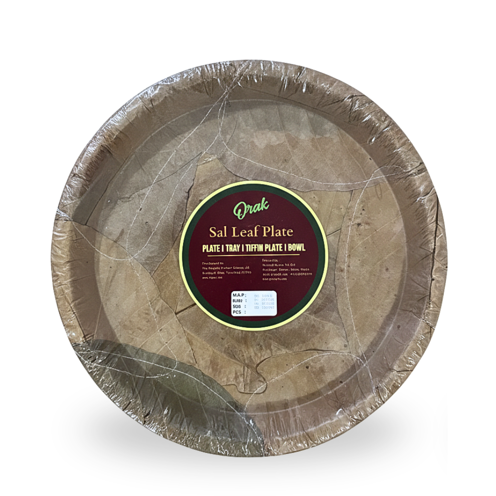 Bio Dispossables Sal Leaf Plate 10 Inch
